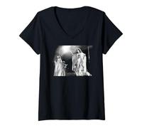 Mujer Abba Live Europe La Gira del álbum 1977 Camiseta Cuello V