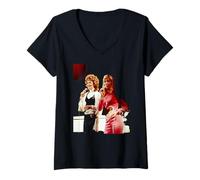 Mujer Abba Live Top of The Pops Waterloo 1974 Camiseta Cuello V