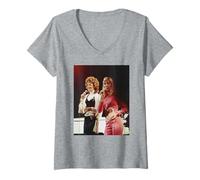 Mujer Abba Live Top of The Pops Waterloo 1974 Camiseta Cuello V