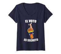 Mujer Abelardo El Tigre Presidente 2026 Colombia Firme Patria Camiseta Cuello V
