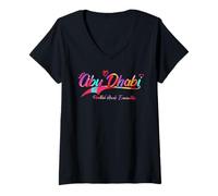Mujer Abu Dhabi United Arab Emirates | Vacation Travel Camiseta Cuello V