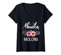 Mujer Abuela Molona, Regalo Original Para Abuelas Camiseta Cuello V