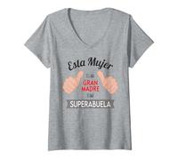 Mujer Abuelita Spanish Grandma Abuela Nana Mexican Abuela Latinx Camiseta Cuello V