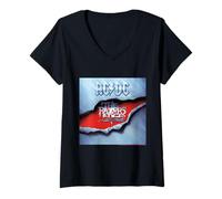 Mujer AC/DC Music Band The Razors Edge Diseño icónico Camiseta Cuello V