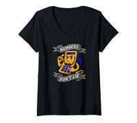 Mujer Accountant Calculator Numbers Dont Lie Camiseta Cuello V