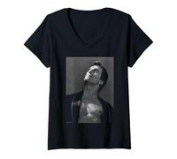 Mujer Actor aturdido y confundido Matthew McConaughey Michael Grecco Camiseta Cuello V