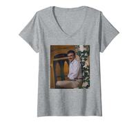 Mujer Actor de liberación de Burt Reynolds por Michael Grecco Camiseta Cuello V
