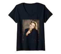 Mujer Actriz Diane Lane Hombre Infiel De Acero Michael Grecco Camiseta Cuello V