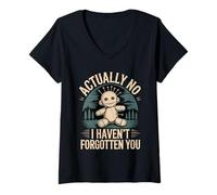 Mujer Actually No I Haven't Forgotten You Reunión Social |- Camiseta Cuello V