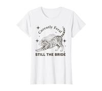 Mujer Actualmente Feral Still The Bride Bachelorette Cat Camiseta