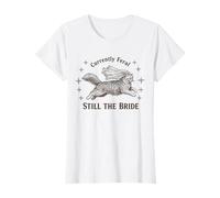 Mujer Actualmente Feral Still The Bride Bachelorette Cat Camiseta