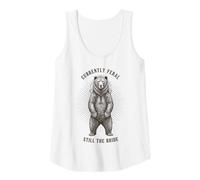 Mujer Actualmente Feral Todavía La Novia Oso Bachelorette Camiseta sin Mangas