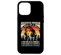 Mujer Acuario Esencia mágica, intrépida y de espíritu Libre Carcasa para iPhone 12 Pro MAX