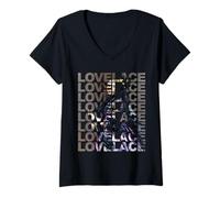 Mujer Ada Lovelace - Una pionera en programación informática. Camiseta Cuello V
