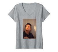 Mujer Adam Ant Reyes De La Frontera Salvaje De Virginia Turbett Camiseta Cuello V