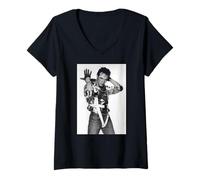 Mujer Adam & The Ants Strip Tour Stand and Deliver Camiseta Cuello V