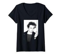 Mujer Adán y Las Hormigas Nueva Ola Príncipe Encantador Camiseta Cuello V