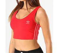 Mujer adidas Originals Cultivo Tank Top Rojo Escarlata UK6 UK10 UK12 UK14 EK2983