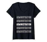 Mujer Administración Camiseta Cuello V