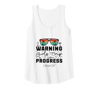 Mujer Advertencia Niñas Viaje En Progreso Vacaciones Santa Fe Camiseta sin Mangas