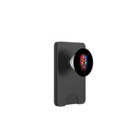 Mujer Afro Africana Color Pintado Cara Goteando Colores Arte PopSockets PopWallet para MagSafe