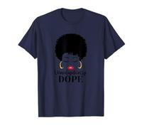 Mujer Afro Negra Dope sin Pedir disculpas (2) Camiseta