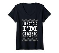 Mujer Age is Just the Soundtrack of Life Well Played | Regalo para ancianos Camiseta Cuello V