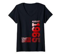 Mujer Agosto 1965 Año Legendario 1965 Nacimiento Vintage Desde 1965 Camiseta Cuello V