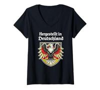Mujer Águila Alemana - Tradición Alemana Camiseta Cuello V