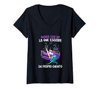 Mujer Ahora Soy Yo La que escribe Su Propio Cuento 8 Marzo Día de Camiseta Cuello V