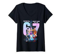 Mujer Ahora Tengo Seis años el próximo año tendré Siete 67 Meme K-Pop Bday Girl Camiseta Cuello V