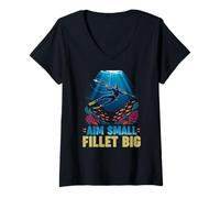 Mujer Aim Small Fillet Big Camiseta Cuello V