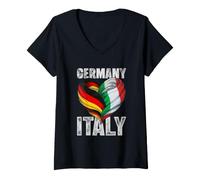 Mujer Alemania Italia Camiseta Cuello V
