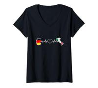Mujer Alemania Italia Camiseta Cuello V
