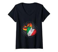 Mujer Alemania Italia Camiseta Cuello V