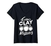 Mujer Alfareros from Clay Meaning Alfarero Camiseta Cuello V