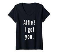 Mujer Alfie? Te tengo. Camiseta Cuello V