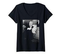 Mujer Alfred Hitchcock The Birds Master of Suspense Director de Cine Camiseta Cuello V
