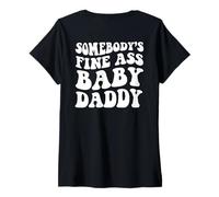 Mujer Alguien Buen Culo Baby Daddy Camiseta Cuello V