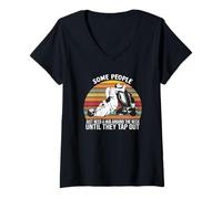 Mujer Algunas personas solo necesitan un abrazo alrededor del cuello Funny Jiu Jitsu Camiseta Cuello V