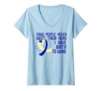 Mujer Algunos Nunca CONOCEN A SU HÉROE ME Die A NACIMIA Meme Camiseta Cuello V