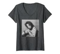 Mujer Alice Cooper con su serpiente Love It To Death Tour 1971 Camiseta Cuello V