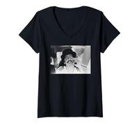 Mujer Alice Cooper en 1975 Bienvenido a mi gira de pesadilla Camiseta Cuello V