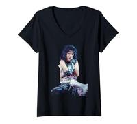 Mujer Alice Cooper en vivo en la gira Hey Stoopid de Wembley 1991 Camiseta Cuello V