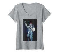 Mujer Alice Cooper Live Snake Hey Stoopid Tour Vampiros de Hollywood Camiseta Cuello V