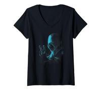 Mujer Alien Area 51 Extraterrestrial Event UFO Camiseta Cuello V
