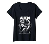 Mujer Alien There Are Things Halloween Camiseta Cuello V