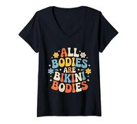 Mujer All Bodies Are Bikini Bodies Self-Love Beach Mindset - Camiseta Cuello V