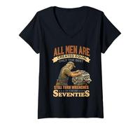 Mujer All Men Are Created Equal The Best Turn Wrenches Setenta Camiseta Cuello V