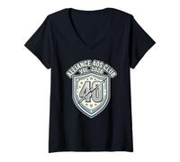 Mujer Alliance 40s Club Vol. 2026 Fabuloso Edad Media Mayores de 40 Camiseta Cuello V